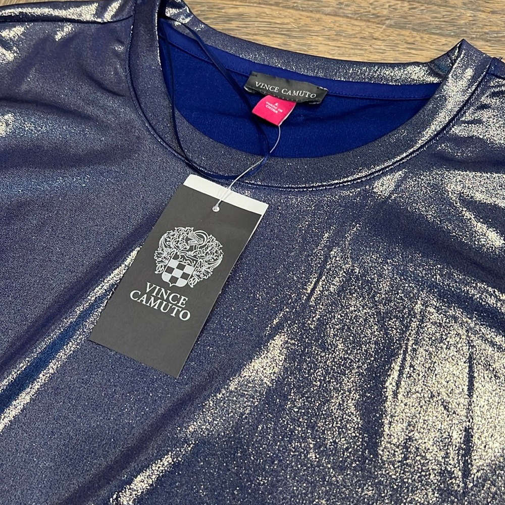 NWT Vince Camuto Women’s Top- Purple Shimmer- Large